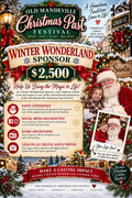 ❄️🎅 WINTER WONDERLAND SPONSOR — $2,500 🎅❄️