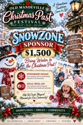 ❄️🎄 $1500 SNOWZONE SPONSOR ❄️ BRING WINTER TO CHRISTMAS PAST! 🎄❄️